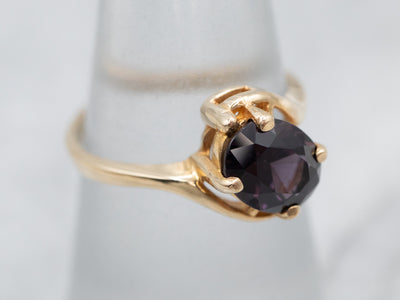 6.91 Carat Purple Spinel Two Tone Gold Ring with Princess and Round  Diamonds - Stambolian | House of Jewels - Made in USA